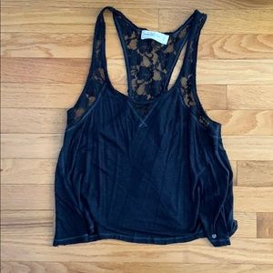 Navy lace Tank top